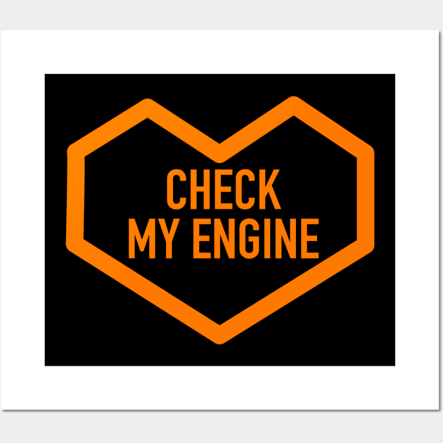 CHECK MY ENGINE Wall Art by sebstgelais